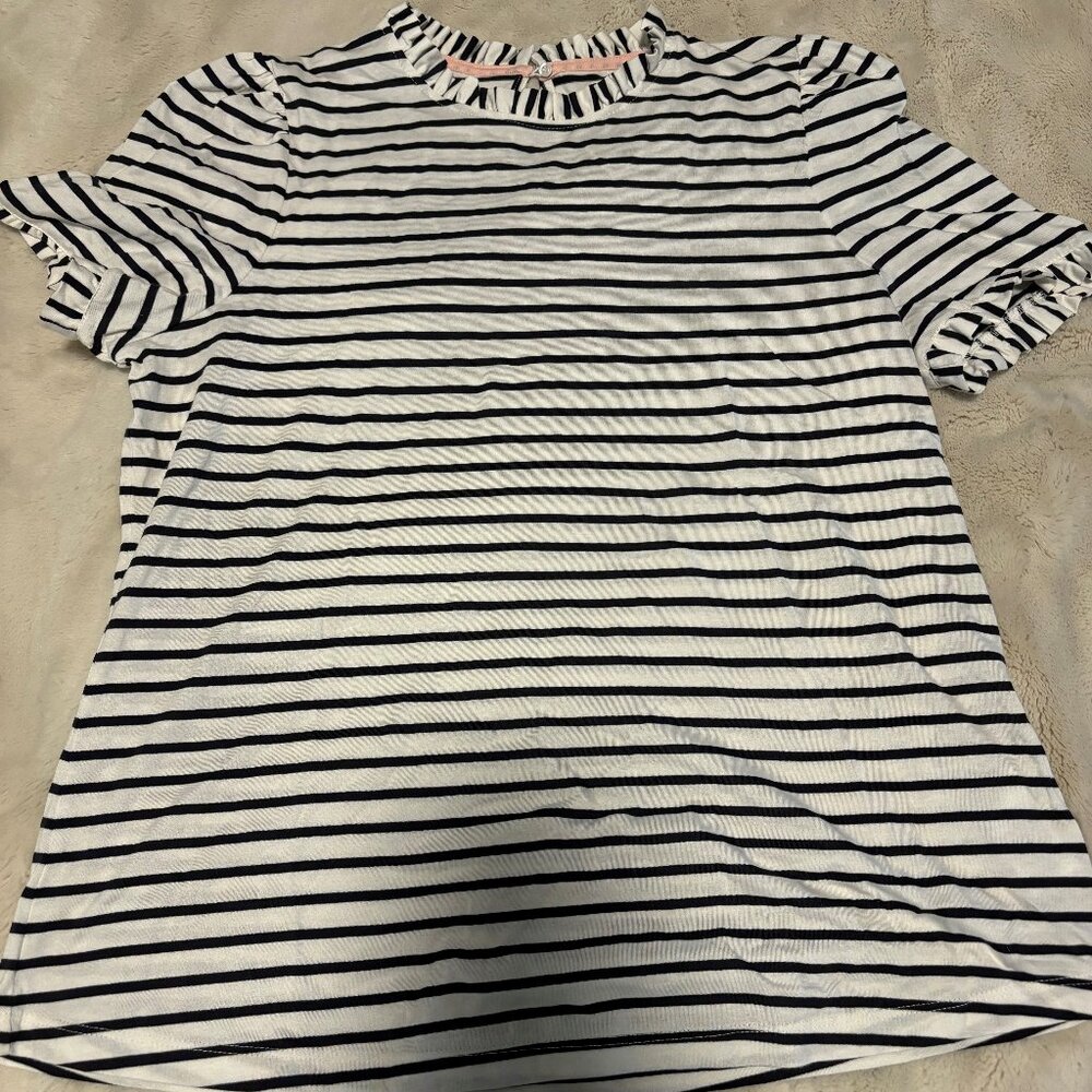 Boden Supersoft Frill Detail T-shirt